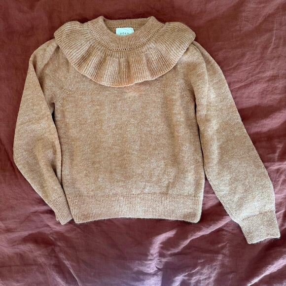 Doen Azaria Alpaca Blend Coral Sweater Womens XS Salmon Pink Orange NWT - Picture 11 of 14